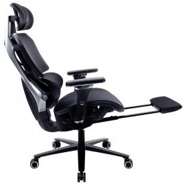 Кресло ATRONE "Optimus ER-707", адаптивный механизм со слайдером, сетка, черный/серый, 532967