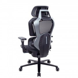 Кресло ATRONE "Optimus ER-707", адаптивный механизм со слайдером, сетка, черный/серый, 532967