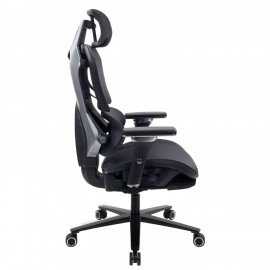 Кресло ATRONE "Optimus ER-707", адаптивный механизм со слайдером, сетка, черный/серый, 532967