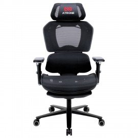 Кресло ATRONE "Optimus ER-707", адаптивный механизм со слайдером, сетка, черный/серый, 532967