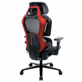 Кресло ATRONE "Optimus ER-707", адаптивный механизм со слайдером, сетка, черный/красный, 532968
