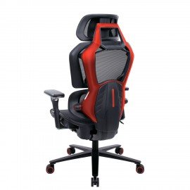 Кресло ATRONE "Optimus ER-707", адаптивный механизм со слайдером, сетка, черный/красный, 532968
