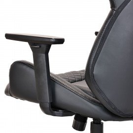 Кресло BRABIX PREMIUM "Tokyo EX-595", регулируемый подголовник, рециклированная кожа, черное, 532975