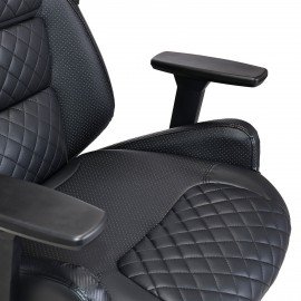 Кресло BRABIX PREMIUM "Tokyo EX-595", регулируемый подголовник, рециклированная кожа, черное, 532975