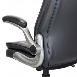 Кресло BRABIX PREMIUM "Paradigm EX-556', пружинный блок, рециклированная кожа, черное, 532976