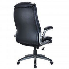 Кресло BRABIX PREMIUM "Paradigm EX-556', пружинный блок, рециклированная кожа, черное, 532976