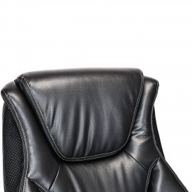 Кресло BRABIX PREMIUM "Credo EX-587", рециклированная кожа, черное, 532977