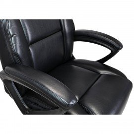 Кресло BRABIX PREMIUM "Oslo EX-549", рециклированная кожа, разборное пятилучие, черное, 532978