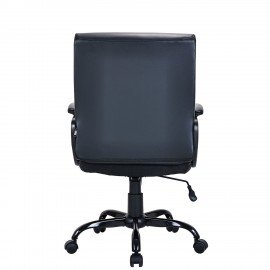 Кресло BRABIX "Win MG-353", кожзам, разборное пятилучие, черное, 532981