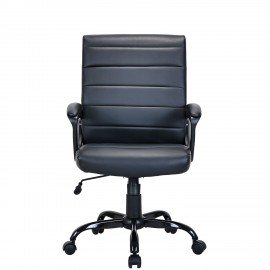 Кресло BRABIX "Win MG-353", кожзам, разборное пятилучие, черное, 532981