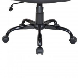 Кресло BRABIX "Win MG-353", кожзам, разборное пятилучие, черное, 532981