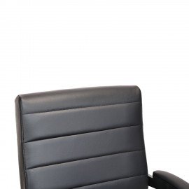 Кресло BRABIX "Win MG-353", кожзам, разборное пятилучие, черное, 532981