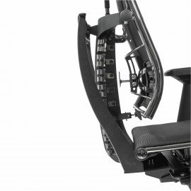 Кресло МЕТТА "YOGA" Y 4DF B2-5D, адаптивная спинка, 3D-подголовник, сверхпрочная сетка, черное