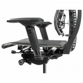 Кресло МЕТТА "YOGA" Y 4DF B2-5D, адаптивная спинка, 3D-подголовник, сверхпрочная сетка, черное