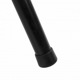 Стул складной BRABIX "Golf CF-007", черный каркас, кожзам черный, гофрокороб, 533024