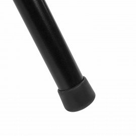 Стул складной BRABIX "Golf Plus CF-003 КОМФОРТ", черный каркас, кожзам черный, В КОРОБЕ, 533026