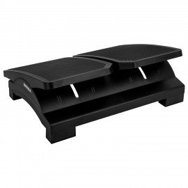 Подставка для ног BRABIX "Ultra 4" 43*32 см, регулировка угла наклона, 2 платформы, 533039