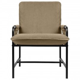 Кресло BRABIX "Gentle LC-300", ЛОФТ, пружинный блок, ткань велсофт (плюш), мокко, 533143