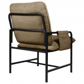 Кресло BRABIX "Gentle LC-300", ЛОФТ, пружинный блок, ткань велсофт (плюш), мокко, 533143