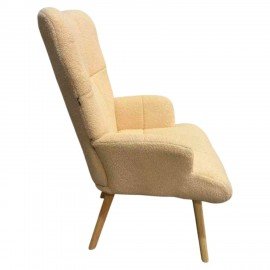 Кресло BRABIX Soft LC-305, фактурная ткань букле (экомех), кремовое, 533146