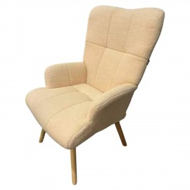 Кресло BRABIX Soft LC-305, фактурная ткань букле (экомех), кремовое, 533146