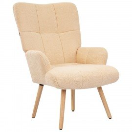 Кресло BRABIX Soft LC-305, фактурная ткань букле (экомех), кремовое, 533146