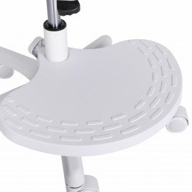 Кресло детское с подставкой для ног BRABIX "Sky MG-206", велюр, розовое, 533154