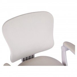 Кресло детское с подставкой для ног BRABIX "Sky MG-206", велюр, бежевое, 533156