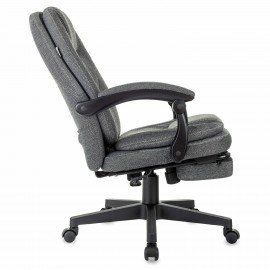 Кресло офисное CH-868MSG-F, синхромеханизм, подставка для ног, ткань, серое, 1998751