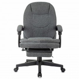 Кресло офисное CH-868MSG-F, синхромеханизм, подставка для ног, ткань, серое, 1998751