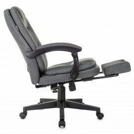 Кресло офисное CH-868MSG-F, синхромеханизм, подставка для ног, ткань, серое, 1998751