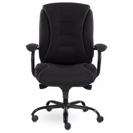 Кресло офисное "Ровер" CH-708, усиленное, НАГРУЗКА до 150 кг, экокожа, серое, ш/к ХХХ