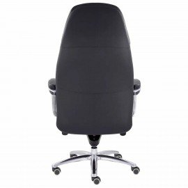 Кресло офисное "EPIK" A-181-G, мультиблок, натуральная кожа, черное, ш/к ХХХХХ