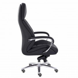 Кресло офисное "EPIK" A-181-G, мультиблок, натуральная кожа, черное, ш/к ХХХХХ