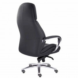 Кресло офисное "EPIK" A-181-G, мультиблок, натуральная кожа, черное, ш/к ХХХХХ