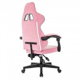 Кресло компьютерное BRABIX ''Shooter GM-123'', 2 подушки, ткань, розовое/серое, 533213