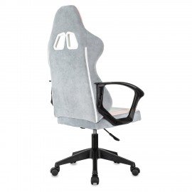 Кресло компьютерное BRABIX ''Forcer GM-127'', 2 подушки, ткань, розовое/серое, 533215