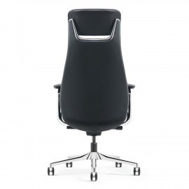 Кресло HAWASAN PREMIUM EX-830 X-ONE, синхромеханизм, алюминий, экокожа, черное, 533239