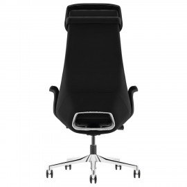 Кресло HAWASAN PREMIUM EX-840 STELLAR, синхромеханизм, алюминий, экокожа, черное, 533241