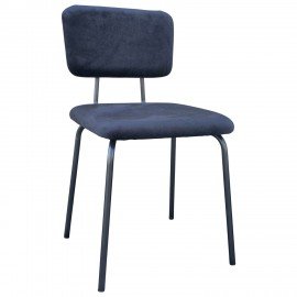 Стулья BRABIX "Dream CF-090", КОМПЛЕКТ 4 шт., черный каркас, ткань черная, 533243