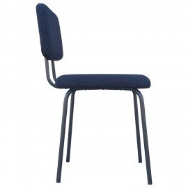 Стулья BRABIX "Ideal CF-080", КОМПЛЕКТ 4 шт., черный каркас, букле черный, 533244