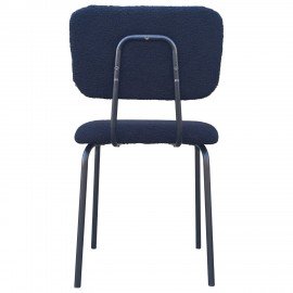 Стулья BRABIX "Ideal CF-080", КОМПЛЕКТ 4 шт., черный каркас, букле черный, 533244