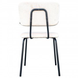 Стулья BRABIX "Dream CF-090", КОМПЛЕКТ 4 шт., черный каркас, ткань бежевая, 533251