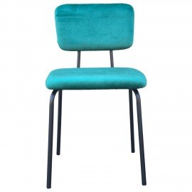 Стулья BRABIX "Dream CF-090", КОМПЛЕКТ 4 шт., черный каркас, ткань зеленая, 533253