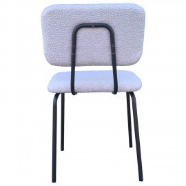 Стулья BRABIX "Ideal CF-080", КОМПЛЕКТ 4 шт., черный каркас, букле серый, 533256