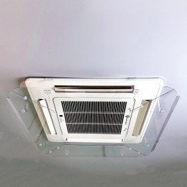 Экран для кондиционера потолочного размером от 850*850 до 950*950мм, ПЭТ прозрачный 1,5 мм, 10000060