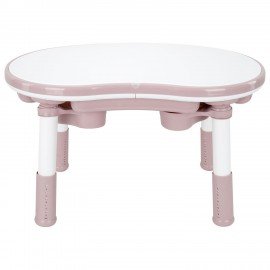 Стол детский трансформер 3 в 1 BRABIX KIDS CT-001, растущий, 2-8 лет, пластик, розовый, 533289