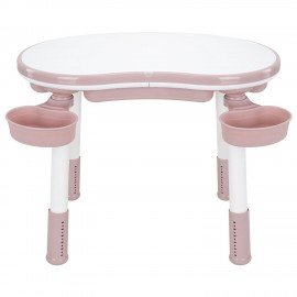 Стол детский трансформер 3 в 1 BRABIX KIDS CT-001, растущий, 2-8 лет, пластик, розовый, 533289