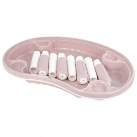 Стол детский трансформер 3 в 1 BRABIX KIDS CT-001, растущий, 2-8 лет, пластик, розовый, 533289