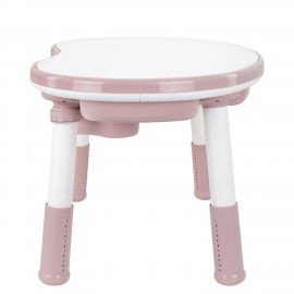 Стол детский трансформер 3 в 1 BRABIX KIDS CT-001, растущий, 2-8 лет, пластик, розовый, 533289